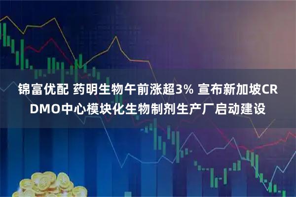 锦富优配 药明生物午前涨超3% 宣布新加坡CRDMO中心模块化生物制剂生产厂启动建设